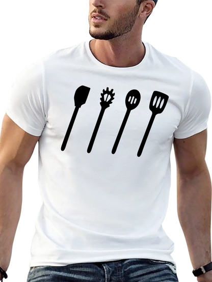 Chef Utensil T-Shirt - Cooking Crew Apparel