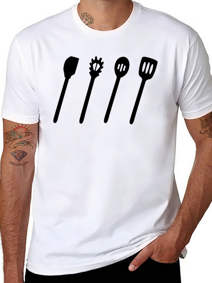 Chef Utensil T-Shirt - Cooking Crew Apparel