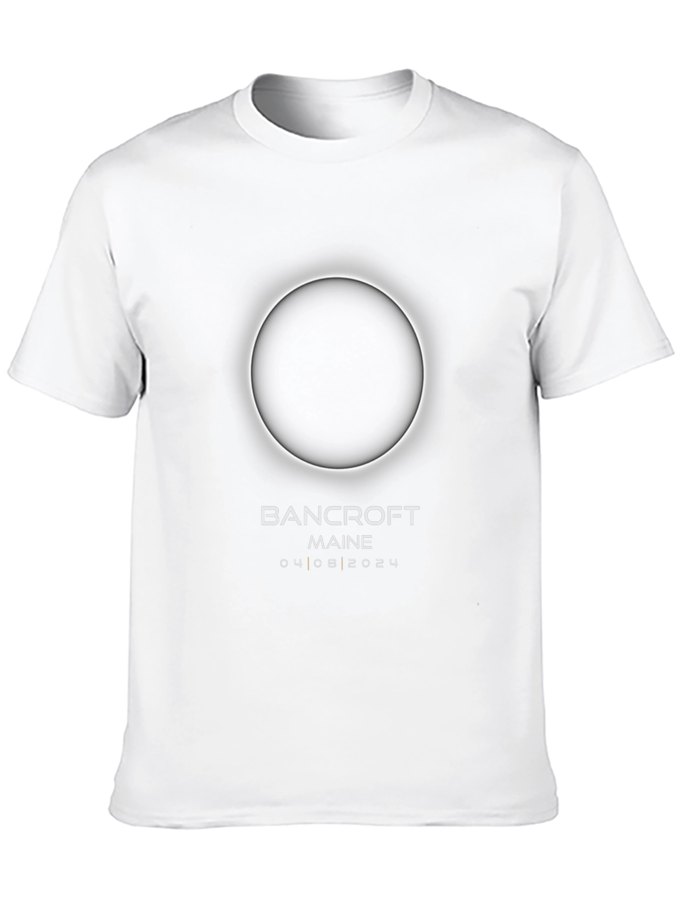 Total Solar Eclipse Bancroft Maine April 8 2024 T-Shirt