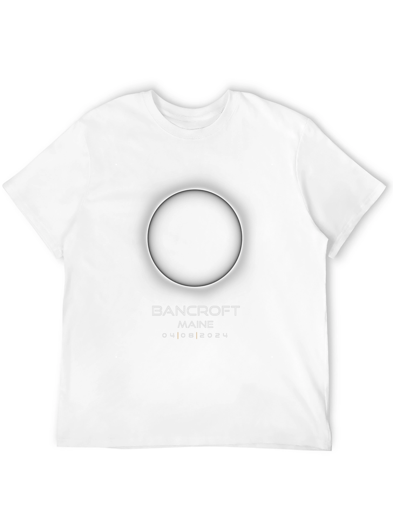 Total Solar Eclipse Bancroft Maine April 8 2024 T-Shirt