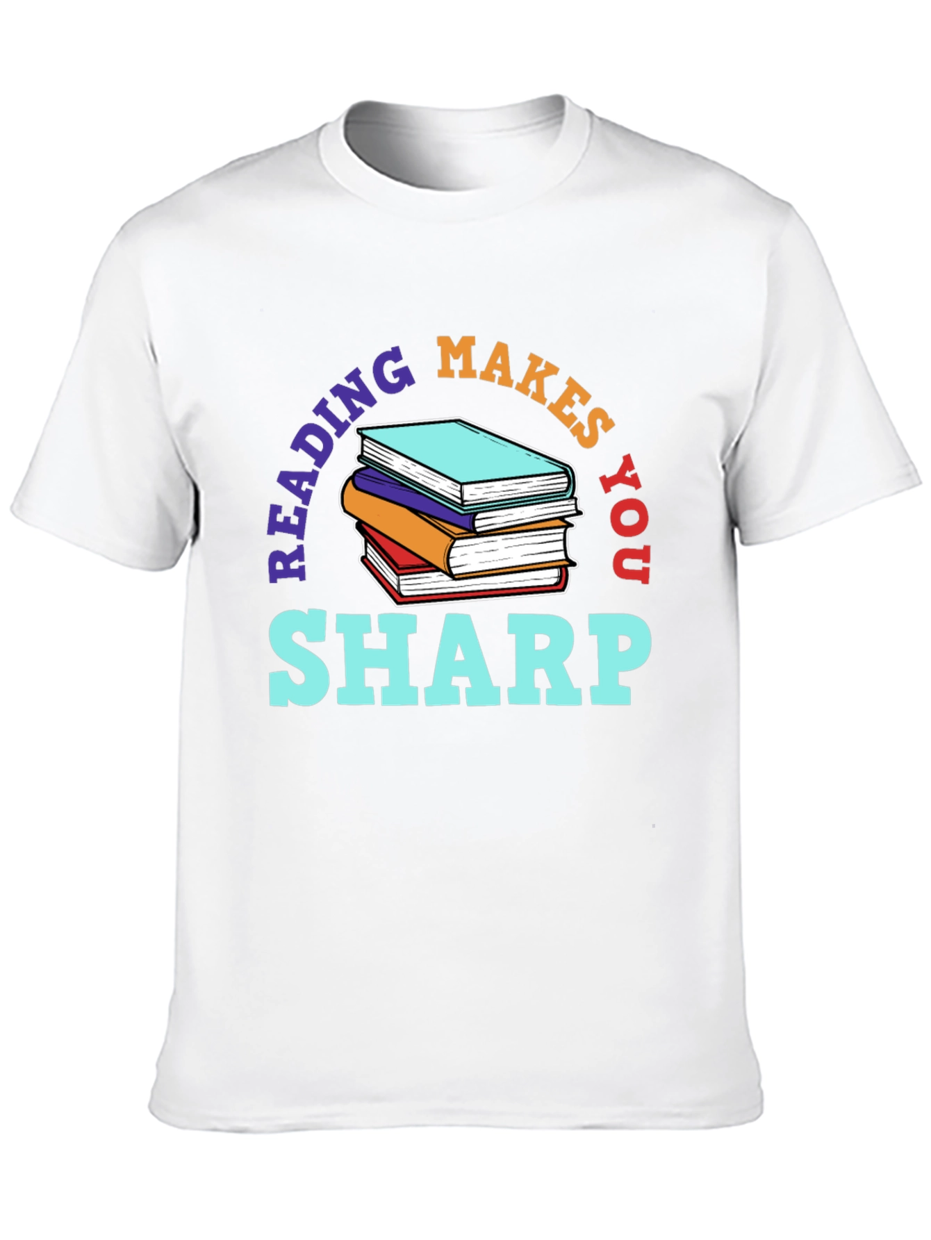 Reading Makes You Sharp Black T-Shirt