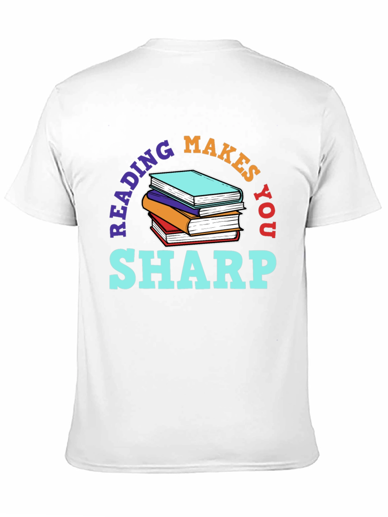 Reading Makes You Sharp Black T-Shirt