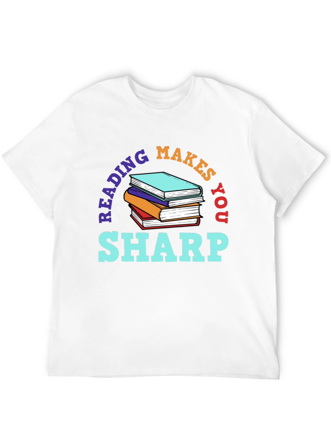 Reading Makes You Sharp Black T-Shirt