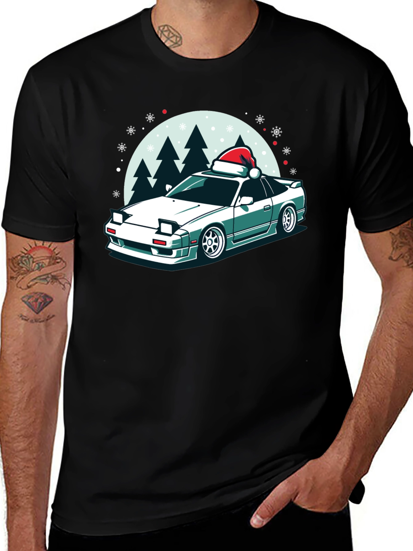 Festive Car Graphic Tee
