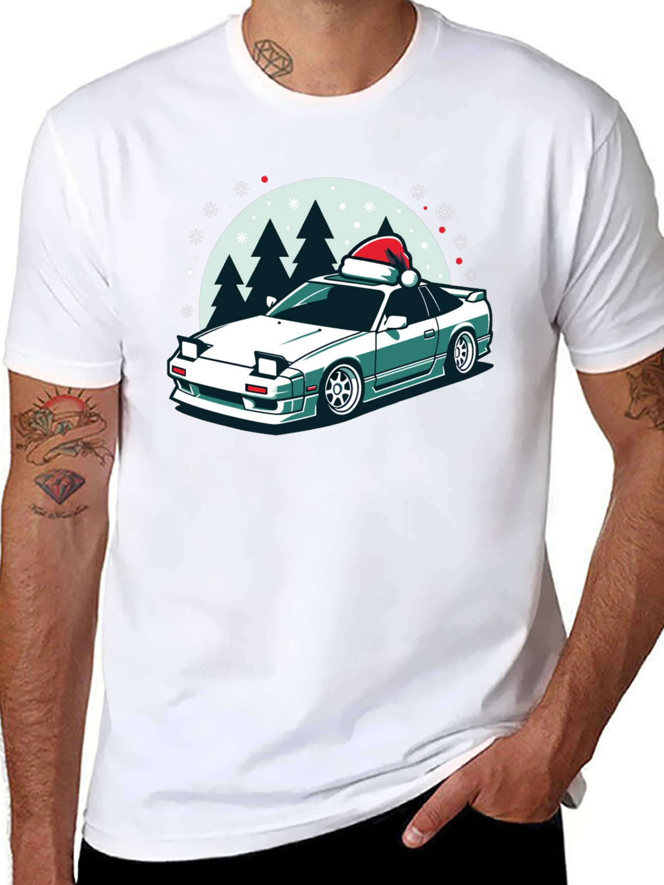 Festive Car Graphic Tee