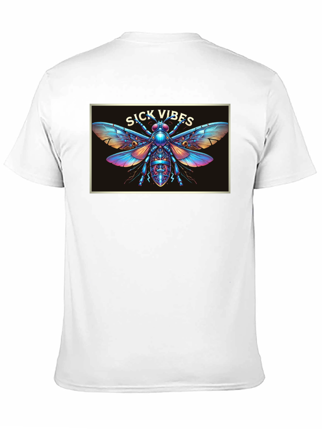 Sick Vibes Graphic T-Shirt - Unique Insect Design