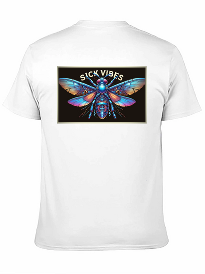 Sick Vibes Graphic T-Shirt - Unique Insect Design