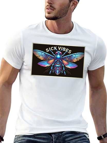 Sick Vibes Graphic T-Shirt - Unique Insect Design