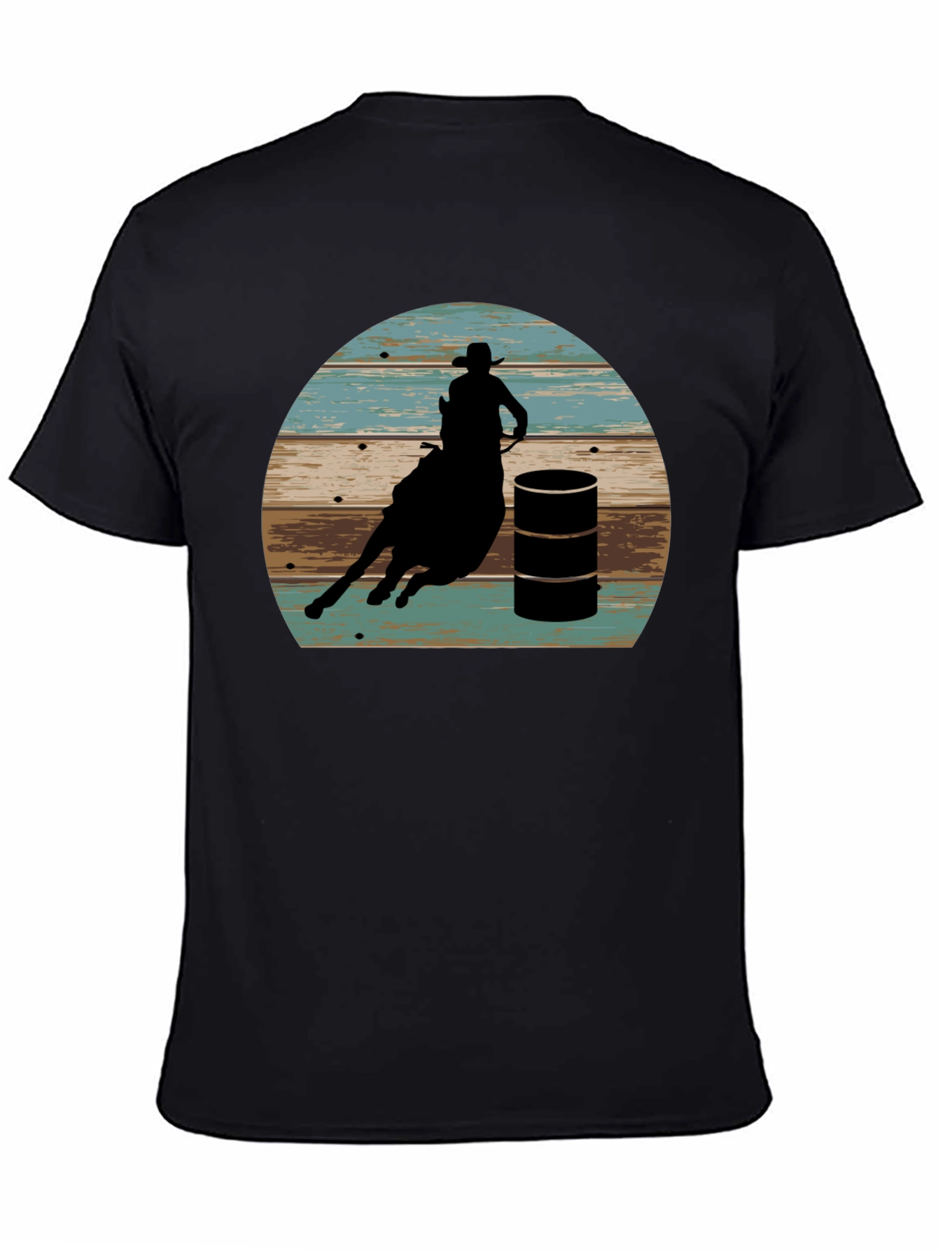 Barrel Racing Graphic Tee - Rodeo Western Shirt