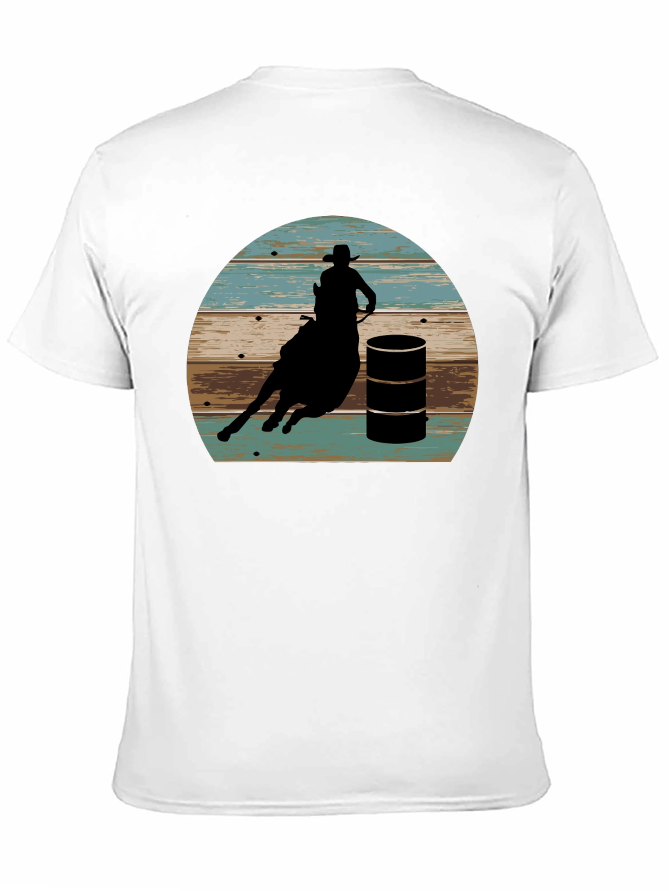 Barrel Racing Graphic Tee - Rodeo Western Shirt