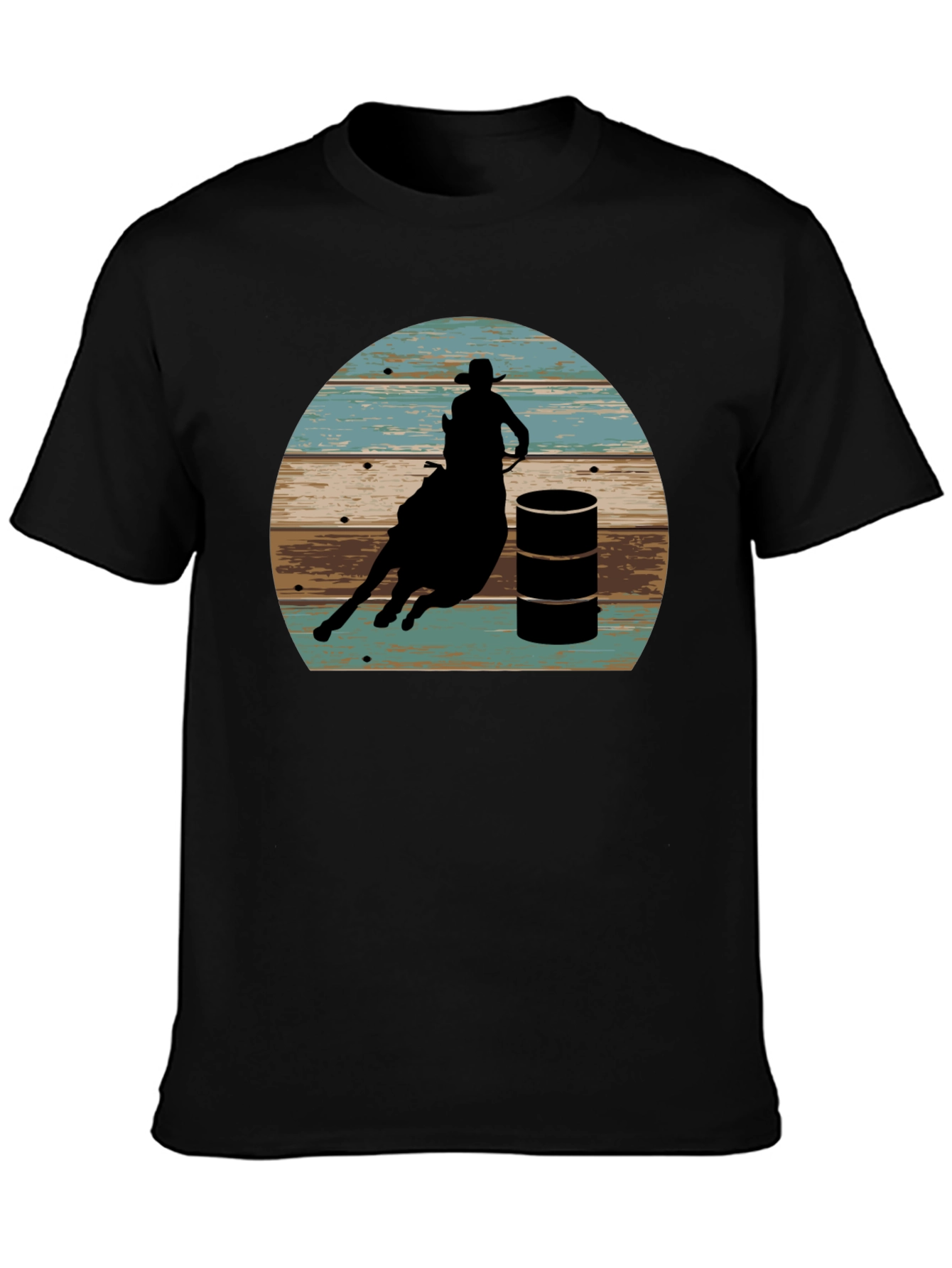 Barrel Racing Graphic Tee - Rodeo Western Shirt