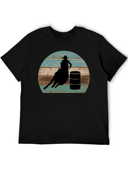Barrel Racing Graphic Tee - Rodeo Western Shirt