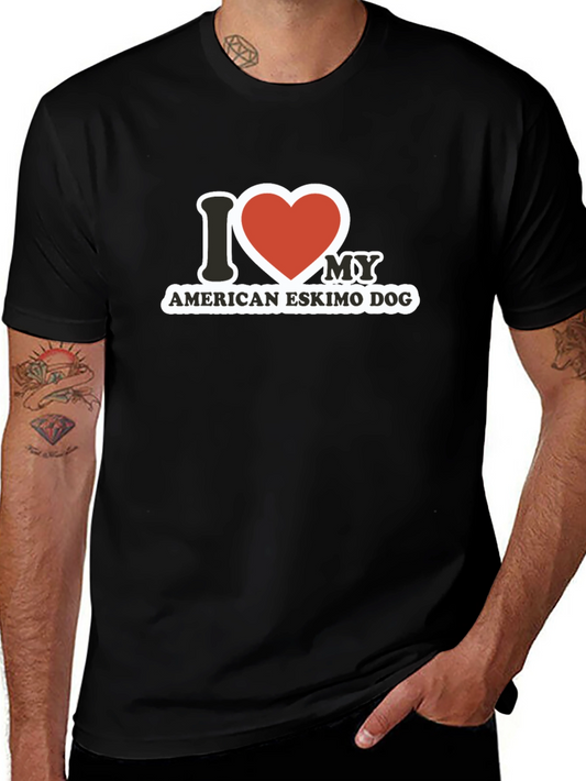 I Heart My American Eskimo Dog T-Shirt