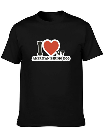 I Heart My American Eskimo Dog T-Shirt