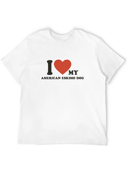 I Heart My American Eskimo Dog T-Shirt