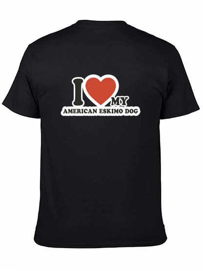 I Heart My American Eskimo Dog T-Shirt