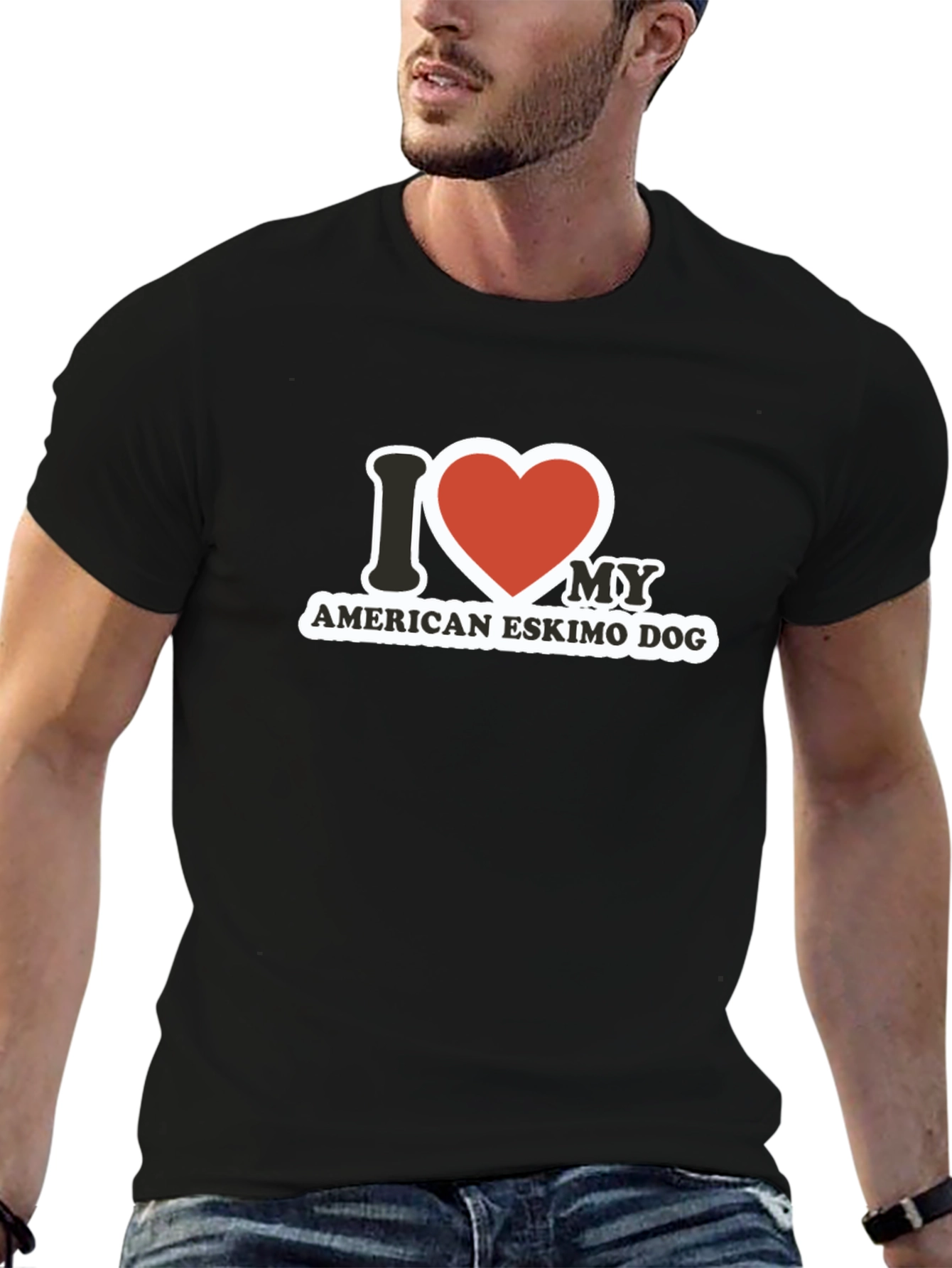 I Heart My American Eskimo Dog T-Shirt