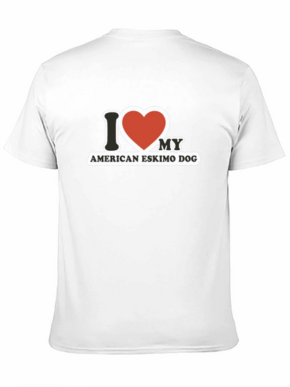 I Heart My American Eskimo Dog T-Shirt