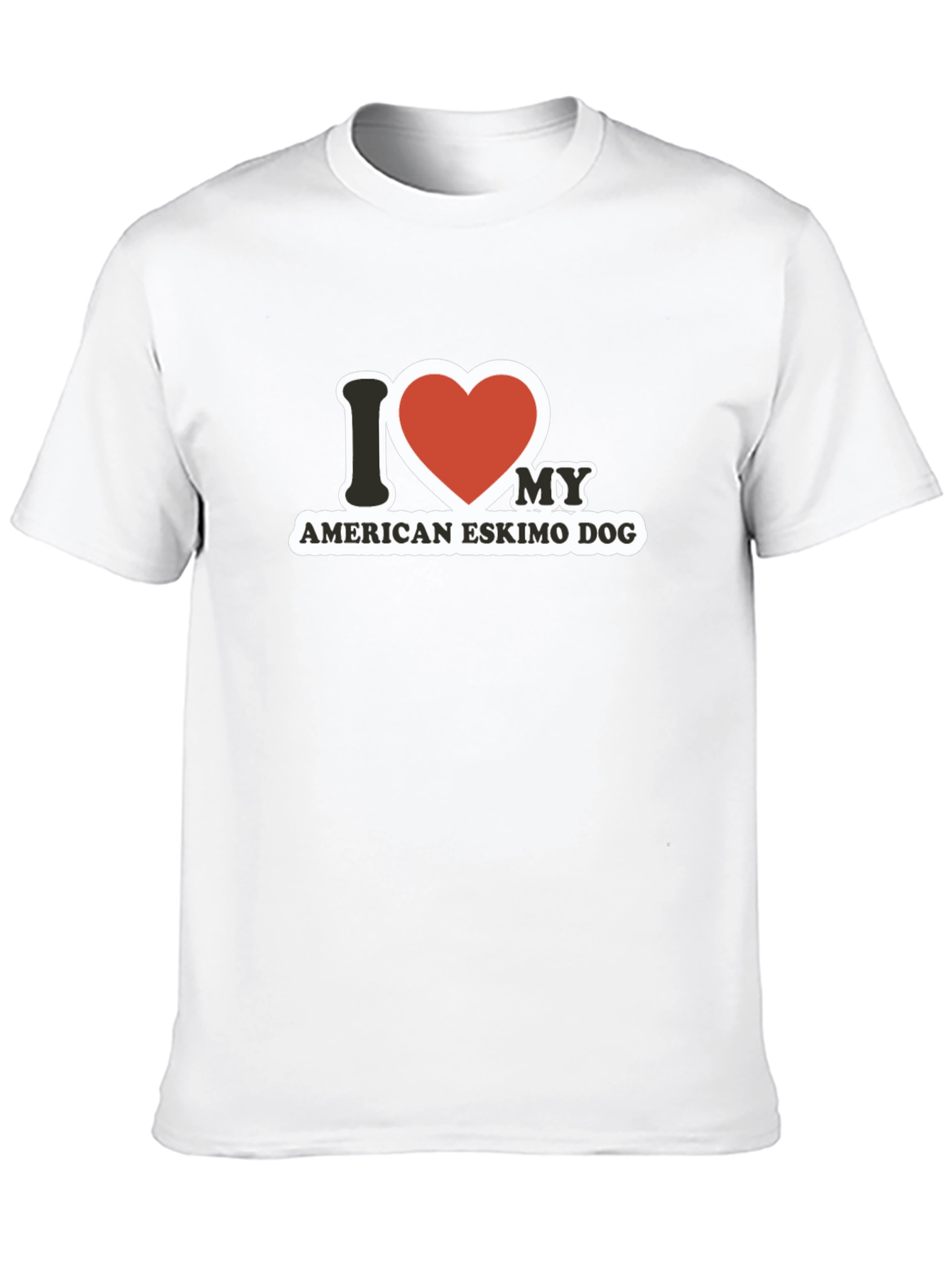 I Heart My American Eskimo Dog T-Shirt