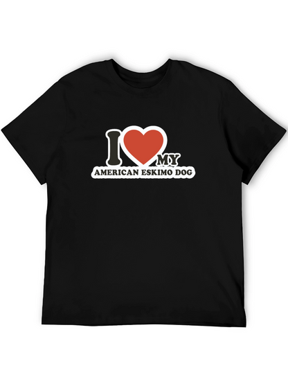 I Heart My American Eskimo Dog T-Shirt