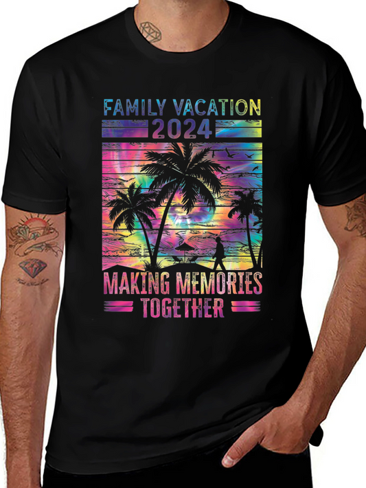 Family Vacation 2024 Tie Dye T-Shirt