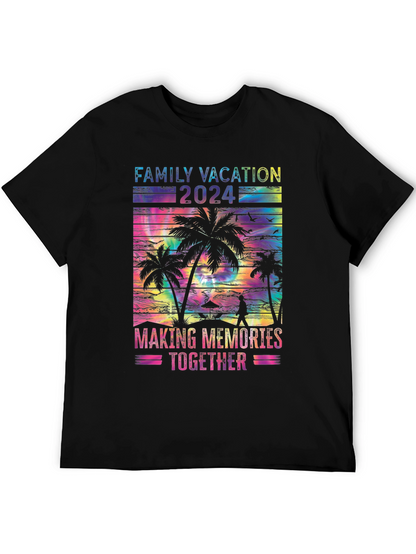 Family Vacation 2024 Tie Dye T-Shirt