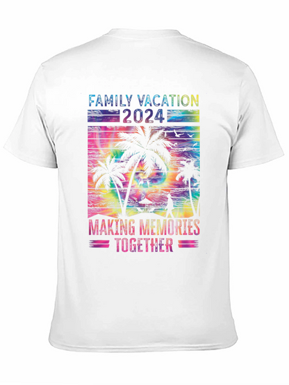Family Vacation 2024 Tie Dye T-Shirt