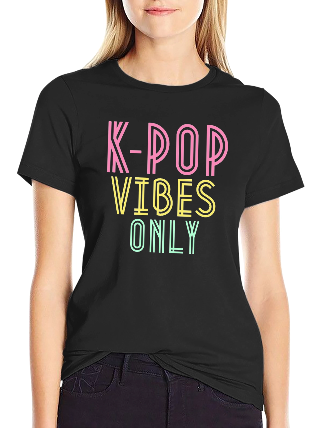 K-Pop Vibes Only Graphic Tee