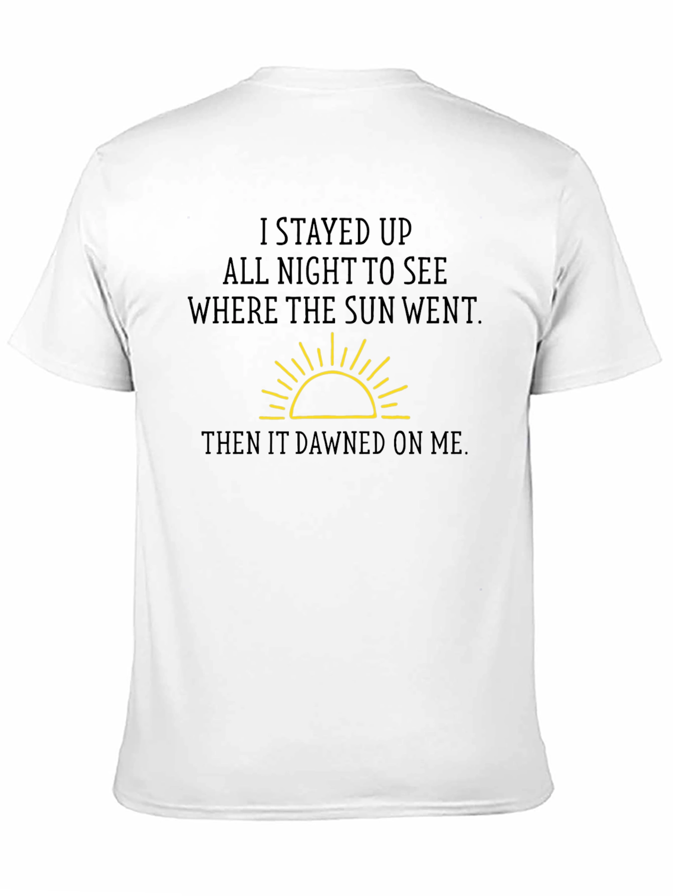 Humorous Sun Graphic T-Shirt