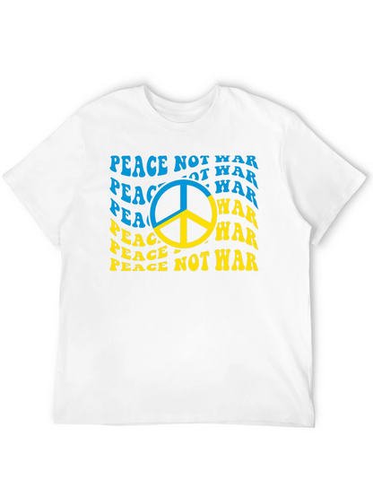 Peace Not War Ukraine Flag T-Shirt