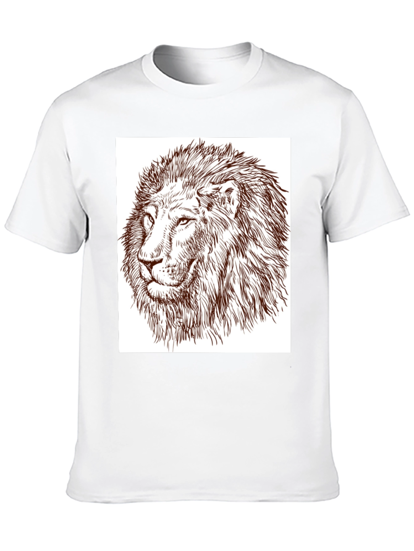 Lion Graphic Tee - Bold Black T-Shirt
