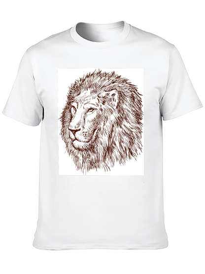 Lion Graphic Tee - Bold Black T-Shirt