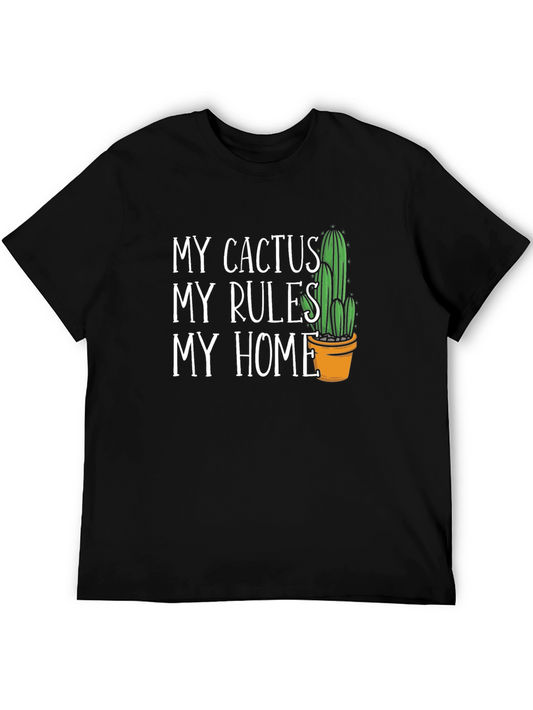 My Cactus My Rules My Home Graphic T-Shirt