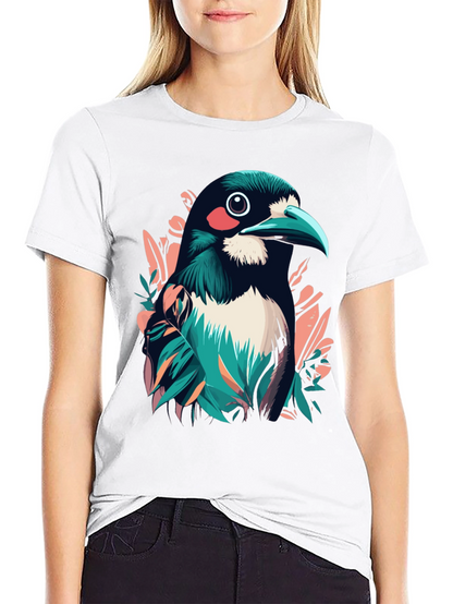 Bird Graphic Tee - Stylish Mens Black T-Shirt