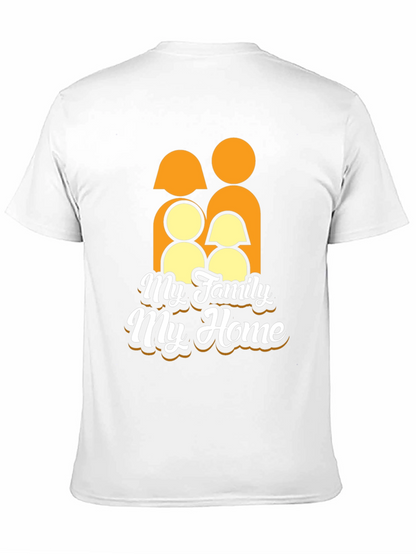 Family Home Graphic Tee - Black Unisex T-Shirt