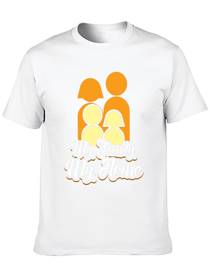 Family Home Graphic Tee - Black Unisex T-Shirt