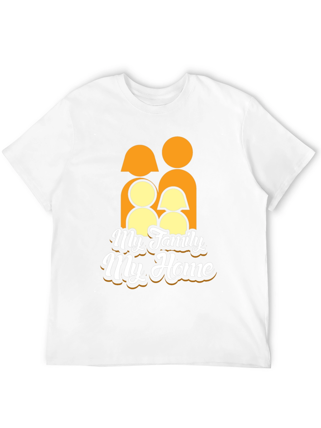 Family Home Graphic Tee - Black Unisex T-Shirt
