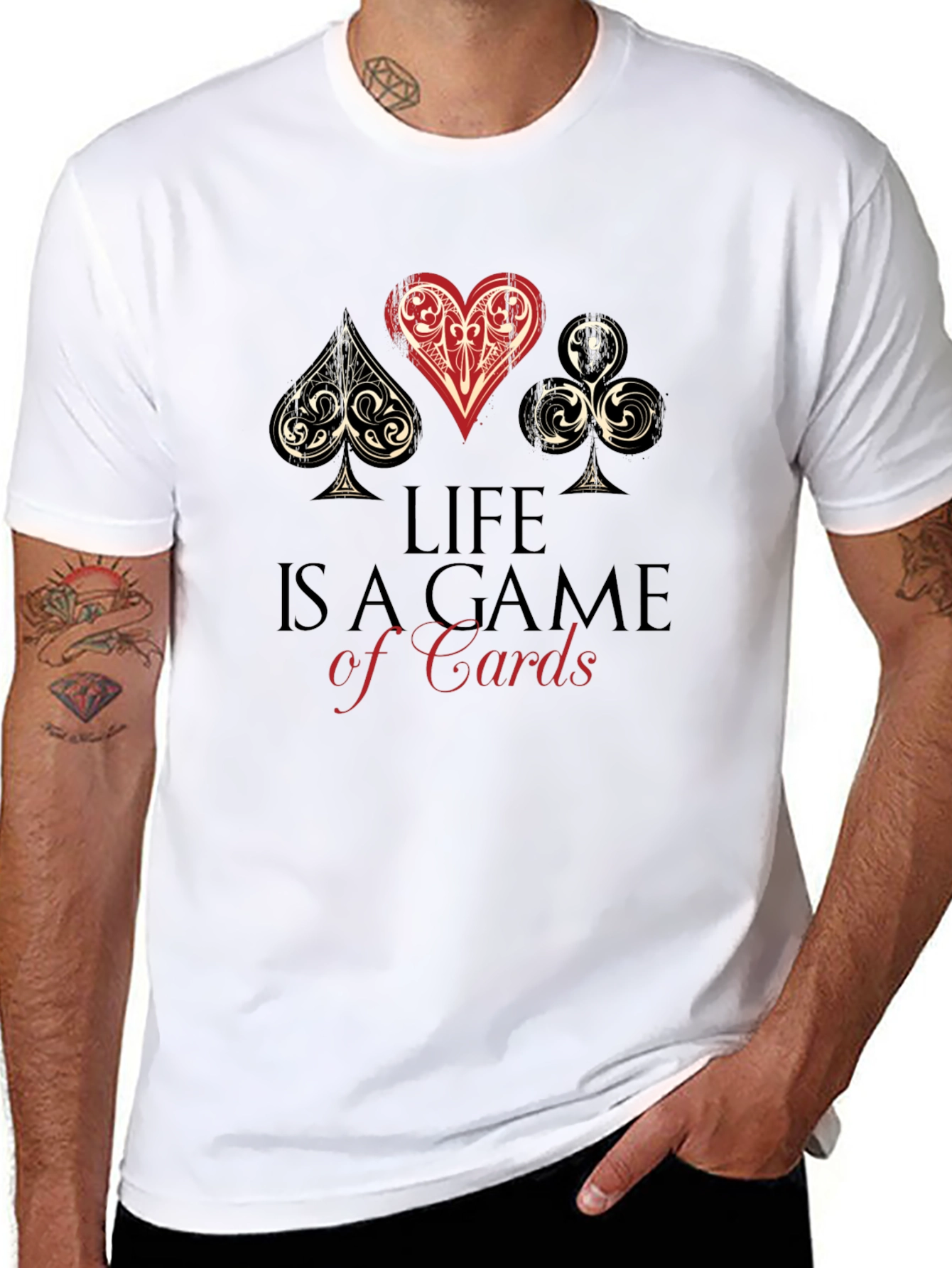 Life is a Game of Cards Graphic T-Shirt