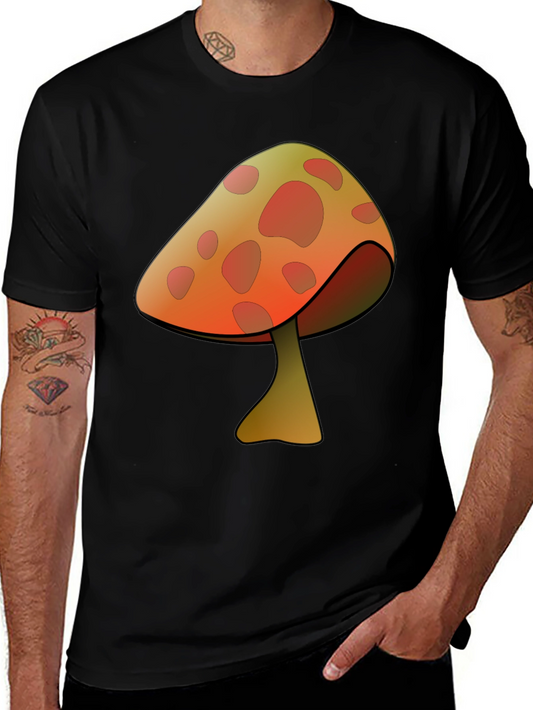 Mushroom Graphic Print T-Shirt