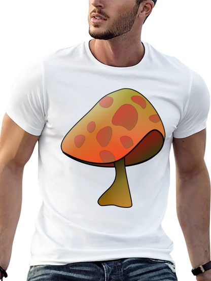 Mushroom Graphic Print T-Shirt