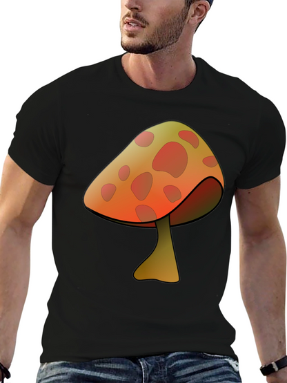 Mushroom Graphic Print T-Shirt