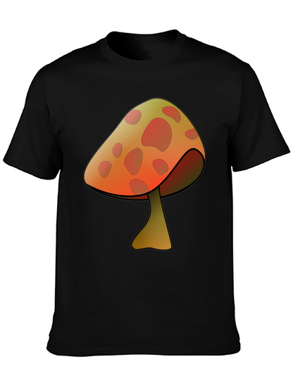 Mushroom Graphic Print T-Shirt
