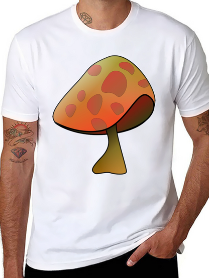 Mushroom Graphic Print T-Shirt