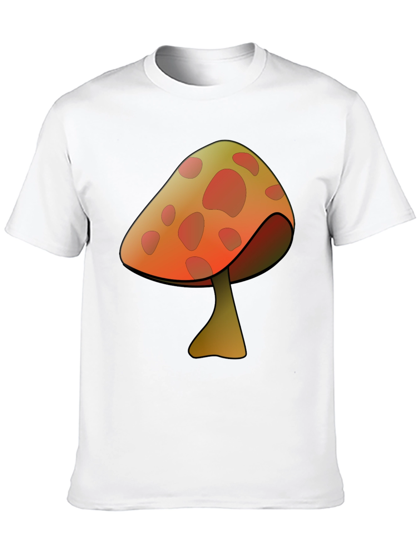 Mushroom Graphic Print T-Shirt