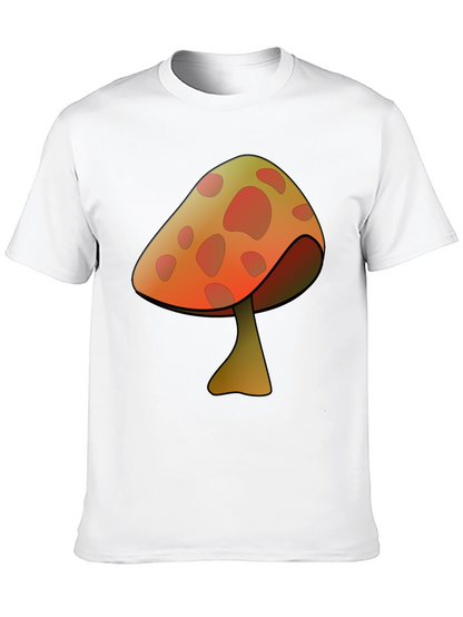 Mushroom Graphic Print T-Shirt