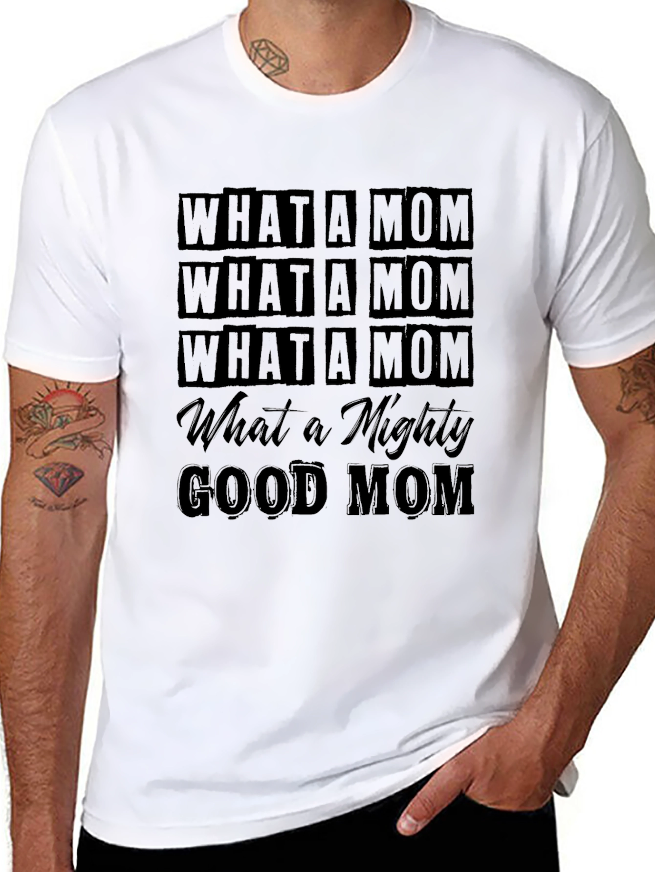 What a Mom T-Shirt - Black