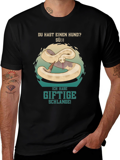 Funny German Snake Graphic T-Shirt