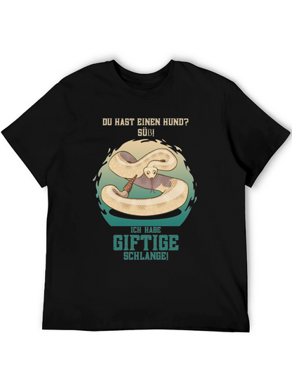 Funny German Snake Graphic T-Shirt