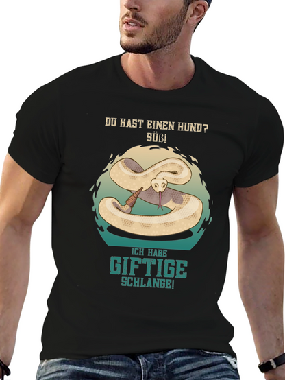 Funny German Snake Graphic T-Shirt