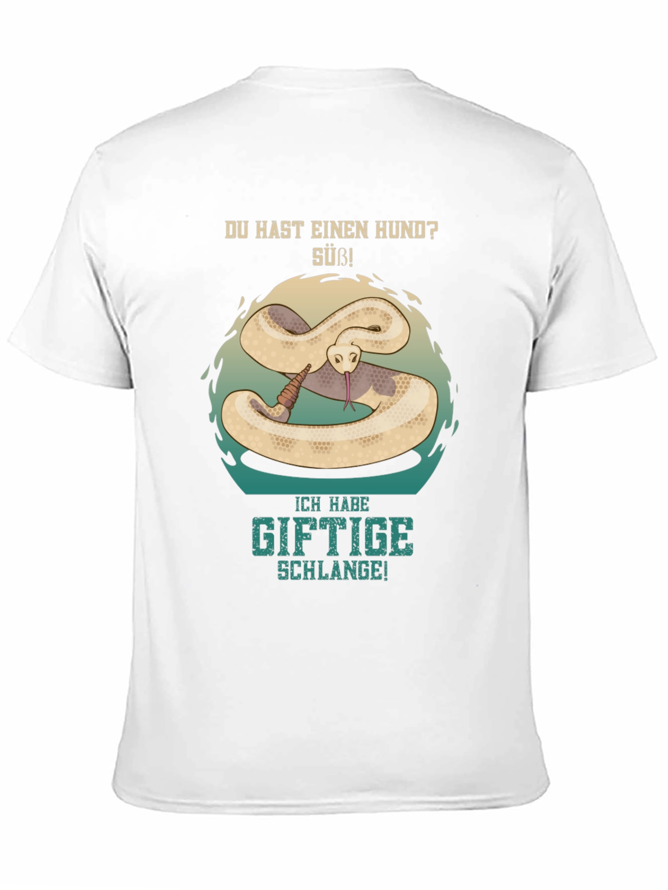 Funny German Snake Graphic T-Shirt